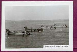 WW2 Amphibious LCM Landing Craft Medium US Navy Photo  