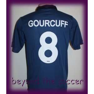  FRANCE HOME GOURCUFF 8 FOOTBALL SOCCER JERSEY SMALL 