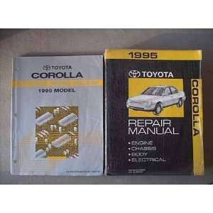  1995 Toyota Corolla Service Repair Shop Manual Set Oem 