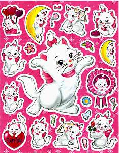 Aristocat Marie Cat Sticker LS019 I love you Valentine  