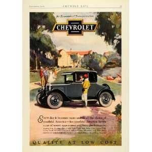  1926 Ad Chevrolet Motor Car Automobile Detroit Michigan 