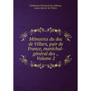    Hector de Villars Guillaume Plantavit de LaPause  Books