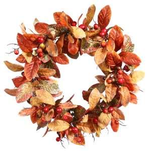  22 Artificial Autumn Leaves and Berries Thanksgiving 
