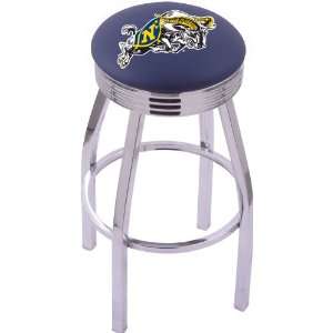  United States Naval Academy Steel Stool with 2.5 Ribbed 