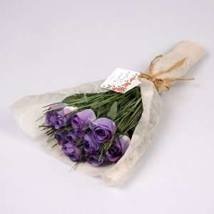  Artificial Valentine Lavender Rose Bouquet