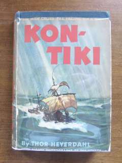 true 1st/1st HCDJ 1950 Kon Tiki Thor Heyerdahl pacific polynesia 