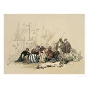  Conference of Arabs Giclee Poster Print by David Roberts 