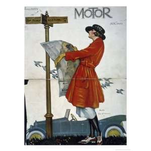  Motor Magazine, Cover Image Giclee Poster Print by Ryan 