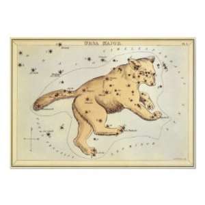  Vintage Ursa Major Constellation Great Bear Posters