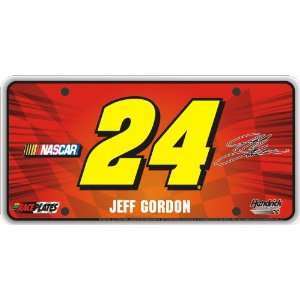   Race Plates Signature Series #24 Jeff Gordon License Plate Automotive