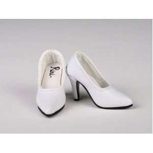  Urban Vita  White Spike Heels for 16 inch Horsman Fashion 