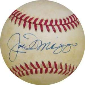 Joe DiMaggio Autographed Baseball (James Spence)   Autographed 