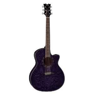  Dean Guitars Exotica Quilt Ash A/E   TPP Acoustic Electric 