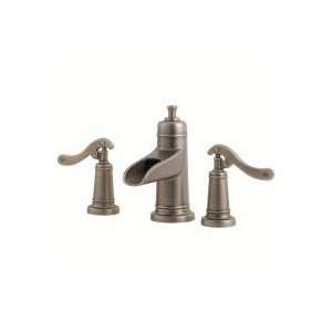   Ashfield Wide Rustic Pewter 8 15 Bath Faucet