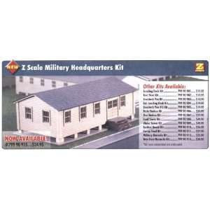  MicroTrains Z Accessory Military Headquarters Kit Toys 