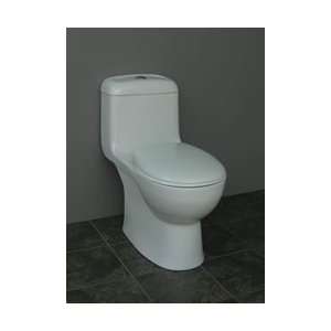 Caroma water saving toilet Caravelle one piece easy height round front 