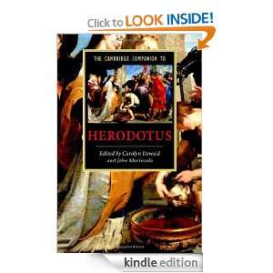  The Cambridge Companion to Herodotus (Cambridge Companions 