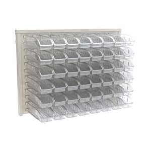  Louvered Wall Panel With 48 Bins   AKRO MILS