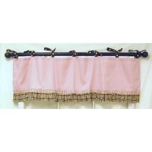  Mad About Plaid Valance in Pink Baby