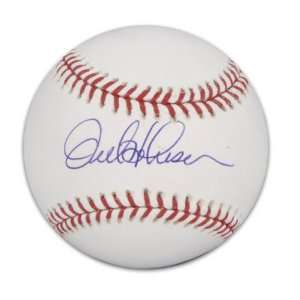  Orel Hershiser Autographed Baseball
