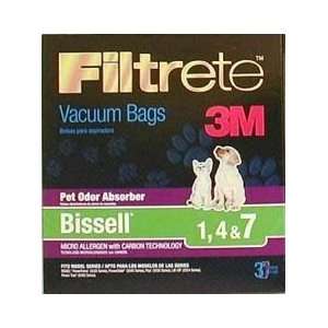  Filtrete Pet Odor Absorber Vacuum Bags Bissell 1,4 & 7 