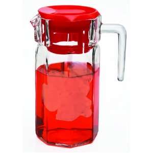  Circleware Lodge 50 oz Pitcher, Red lid