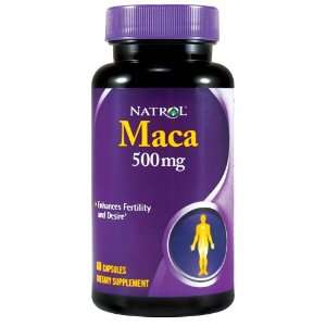  Natrol Herbs Maca 500 mg 60 capsules Health & Personal 