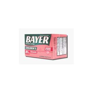  Bayer Child Chew Aspirin Pain Reliever 81mg Cherry 36 