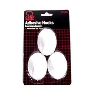 Plastic Adhesive Hooks Case Pack 48