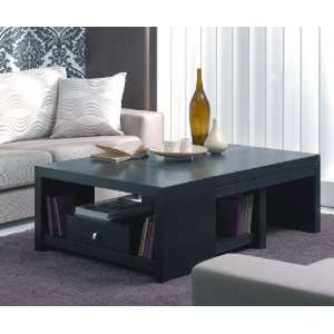  Modern Motion Expandable Functional Wenge Color Coffee Table 