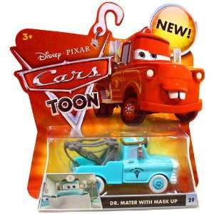  Disney / Pixar CARS TOON 155 Die Cast Car Dr. Mater Mask UP 