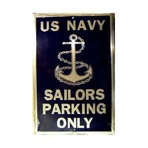 United States Navy Sailors Parking Only Sign Sports 