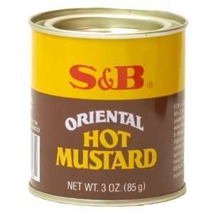 Oriental Hot Mustard, 3 oz (Pack of 3)  Grocery 