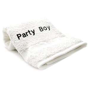 Party Boy Embroid Towel