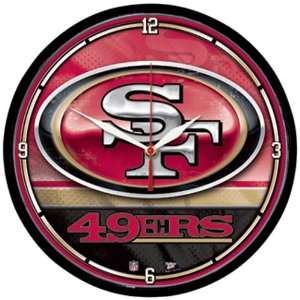    San Francisco 49ers NFL Round Wall Clock
