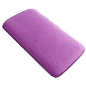  HTC EXPLORER Purple Textured PU Leather Pouch / Case 