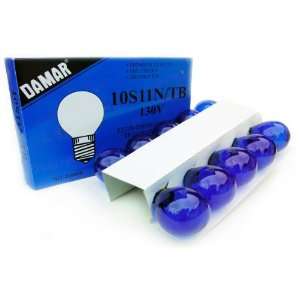   Blue Incandescent Color Light Bulb E17 Intermediate Base 130V