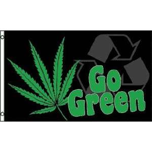  NEOPlex 3 x 5 Go Green Marijuana Flag