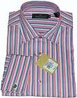 Bugatchi Uomo NWT M 100% Cotton Long Sleeve Mens Dress Shirt French 