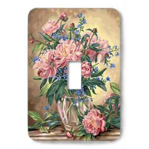  Fresh Cut Flowers Decorative Steel Switchplate Cover
