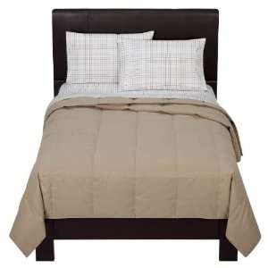  Room Essentials Down & Feather Comforter Tan Color   Twin 