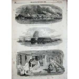  1855 Sick Deck Belleisle Hospital Ship Fort Finland