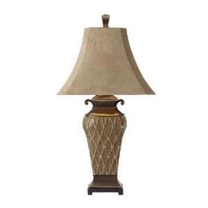  Uttermost 36.3 Inch Cortina Table Lamp In Warm Brown w 