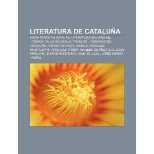  de Cataluña Escritores en catalán, Literatura en catalán 