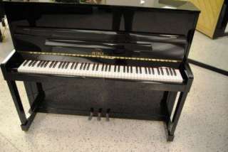 Petrof Upright Piano P118 Black Polish New  