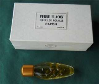 CARON FLEURS DE ROCAILLE PURSE FALCON PERFUME 1/6 OZ  