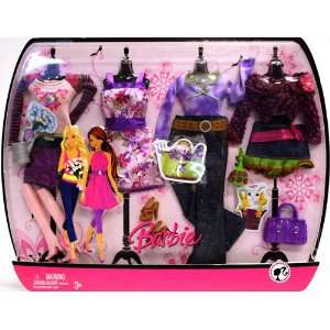    Barbie Candy Glam Purple Lover Clothing Gift Set Toys & Games