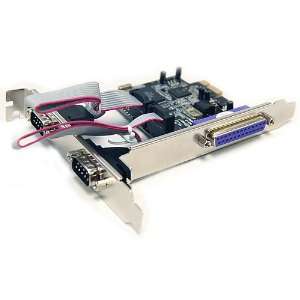  PCI Express Card with 2 Serial ports & 1 Parallel port 