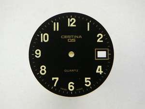 Original Vintage CERTINA DS Quartz Watch Dial Mens NOS  