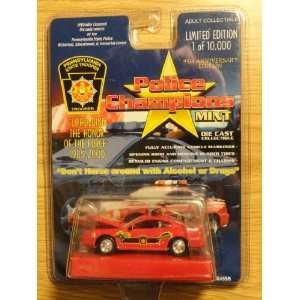   Champions Mint Pennsylvania State Trooper Ford Mustang Toys & Games